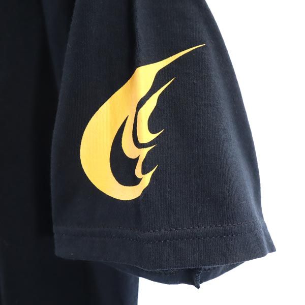 United Sports ユナイテッドスポーツ USA製 ロゴプリント 半袖 Tシャツ M 黒系 メンズ