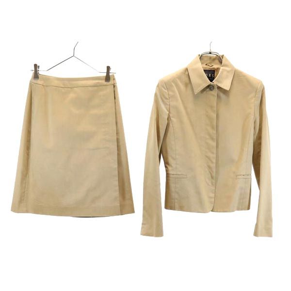 Michael Kors マイケルコース スカートスーツ 上下 セットアップ 6 ベージュ ラップスカート レディース