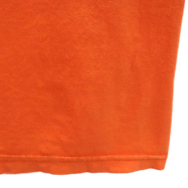 Hanes ヘインズ 長袖 Tシャツ L オレンジ系 ロンT メンズ