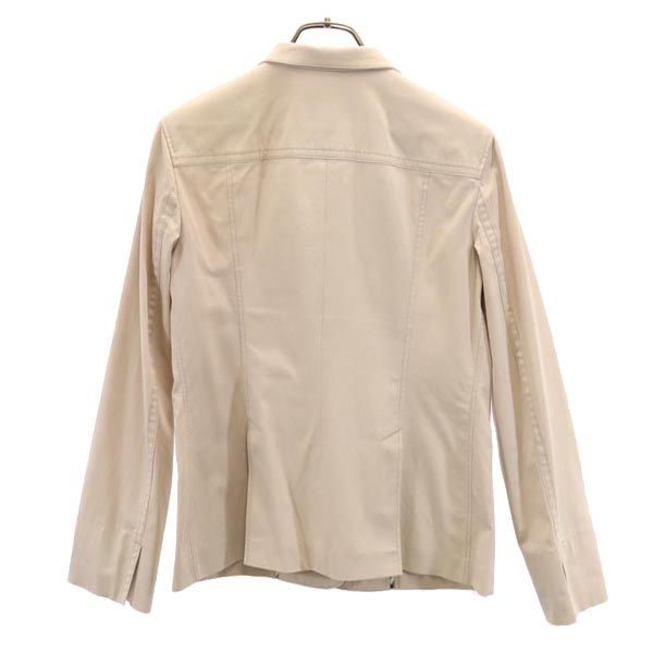 BURBERRY バーバリー 日本製 三陽商会 長袖 ステンカラー ジャケット 42 ベージュ レディース