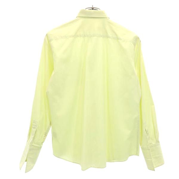 BURBERRY バーバリー 三陽商会 長袖 シャツ 40 黄緑 レディース