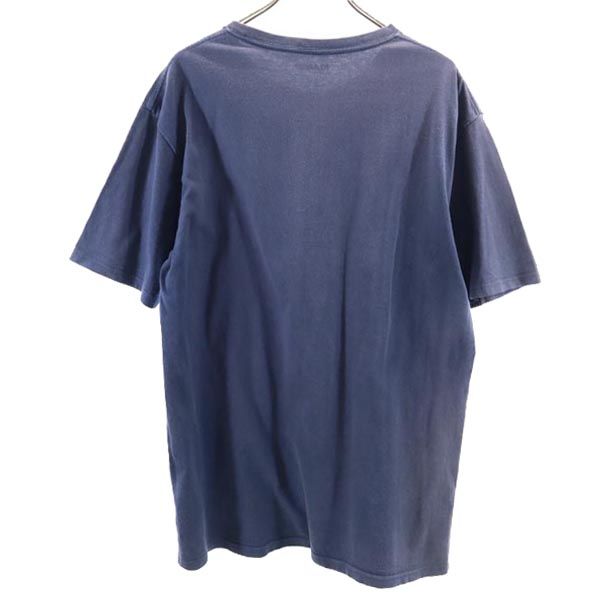 XLARGE エクストララージ ロゴプリント 半袖 Tシャツ L 紺系 メンズ