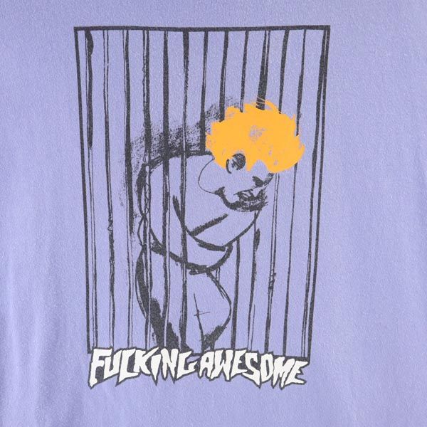 FULKING AWESDME ファッキンオーサム 半袖 Tシャツ L 紫系 メンズ