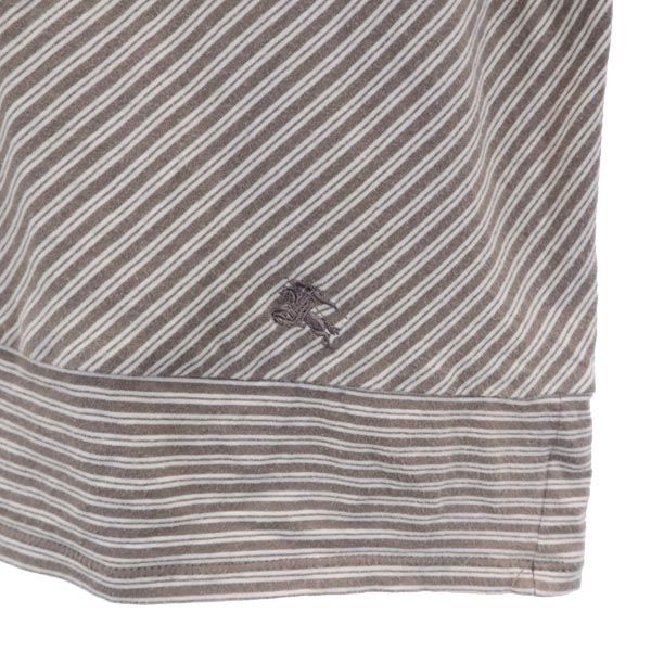 BURBERRY バーバリー 日本製 三陽商会 総柄 半袖 Tシャツ 2 ブラウン系 レディース