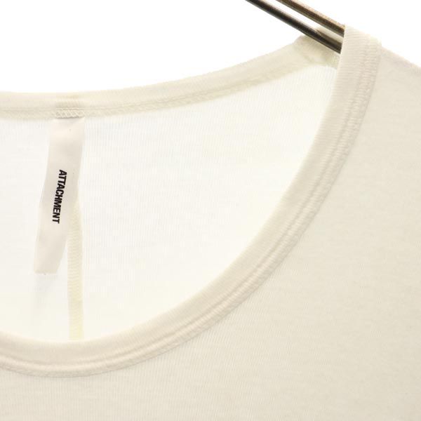 ATTACHMENT アタッチメント 日本製 半袖 Tシャツ 1 白系 メンズ