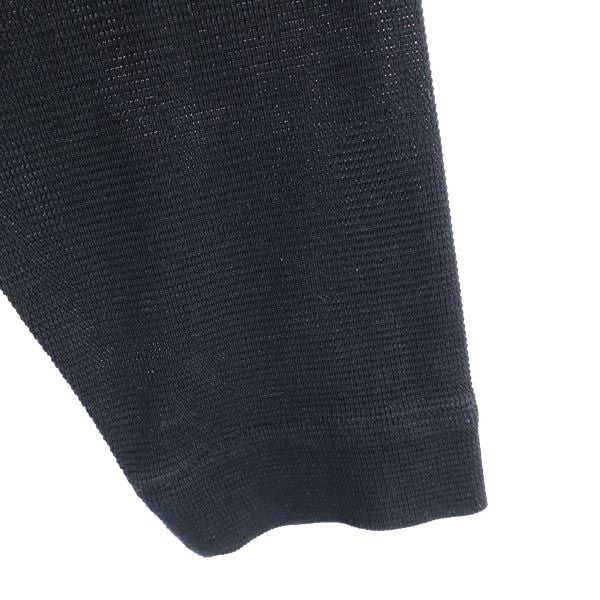 BURBERRY GOLF バーバリーゴルフ 日本製 三陽商会 ゴルフ 長袖 ハーフジップ ウェア M ブラック系 レディース