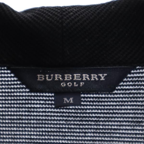 BURBERRY GOLF バーバリーゴルフ 日本製 三陽商会 ゴルフ 長袖 ハーフジップ ウェア M ブラック系 レディース