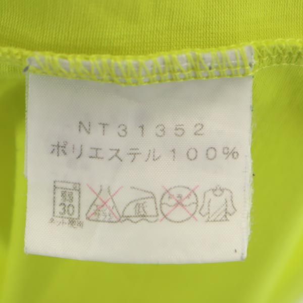 THE NORTH FACE ノースフェイス NT31352 アウトドア ロゴプリント 半袖 Tシャツ M 黄系 メンズ
