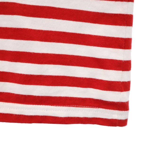 marimekko マリメッコ ボーダー 半袖 Tシャツ S レッド系 レディース