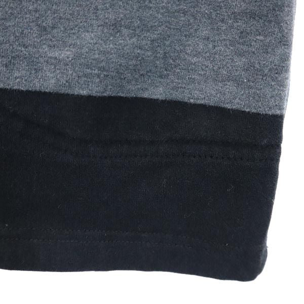 marimekko マリメッコ ボーダー 7分袖 ワンピース XS グレー系 レディース