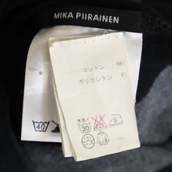 marimekko マリメッコ ボーダー 7分袖 ワンピース XS グレー系 レディース