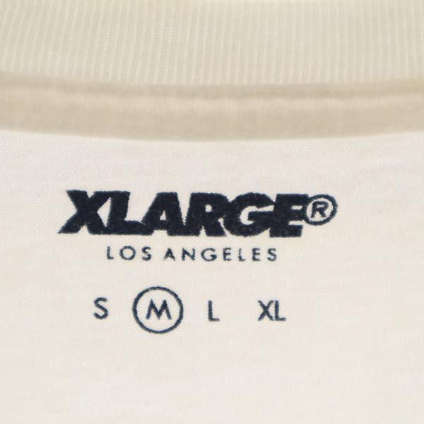エクストララージ ロゴプリント 半袖 Tシャツ M 白 XLARGE メンズ