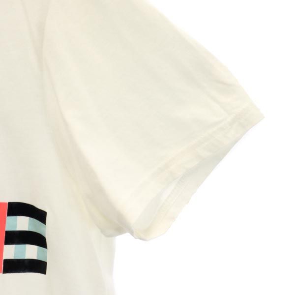 ARMANI EXCHANGE アルマーニエクスチェンジ プリント 半袖 Vネック Tシャツ M 白 メンズ