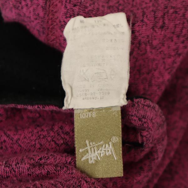 STUSSY ステューシー 半袖 リバーシブル Tシャツ M ピンク系 メンズ