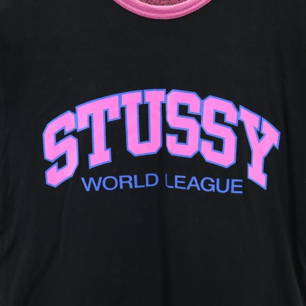 STUSSY ステューシー 半袖 リバーシブル Tシャツ M ピンク系 メンズ