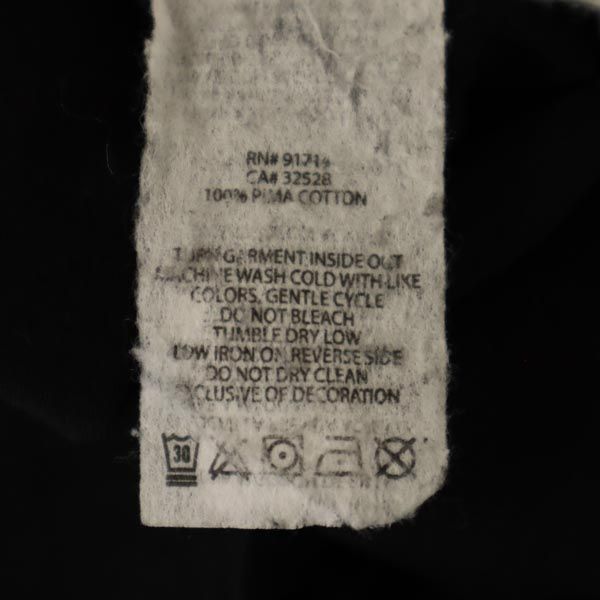 ARMANI EXCHANGE アルマーニエクスチェンジ ロゴプリント 半袖 Vネック Tシャツ XS 黒 メンズ