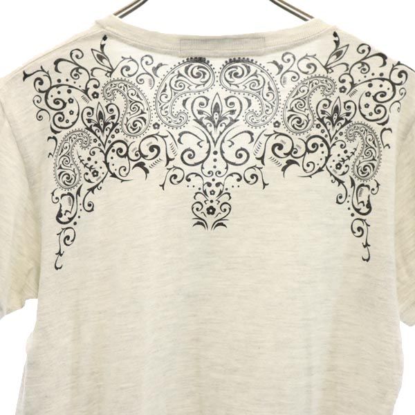 AYUITE アユイテ 日本製 半袖 Vネック Tシャツ 2 グレー系 メンズ