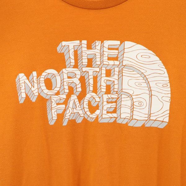 THE NORTH FACE ノースフェイス NT31782 アウトドア 半袖 Tシャツ M オレンジ系 メンズ