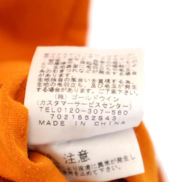 THE NORTH FACE ノースフェイス NT31782 アウトドア 半袖 Tシャツ M オレンジ系 メンズ