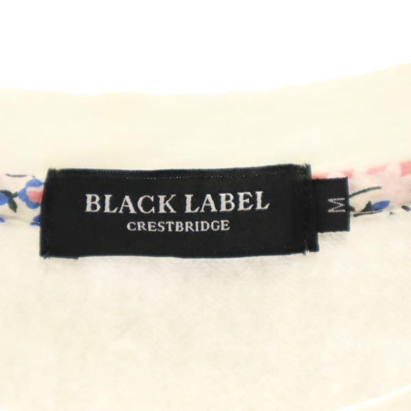 BLACK LABEL CRESTBRIDGE ブラックレーベルクレストブリッジ 三陽商会 ボーダー柄 半袖 Tシャツ M 白系 メンズ