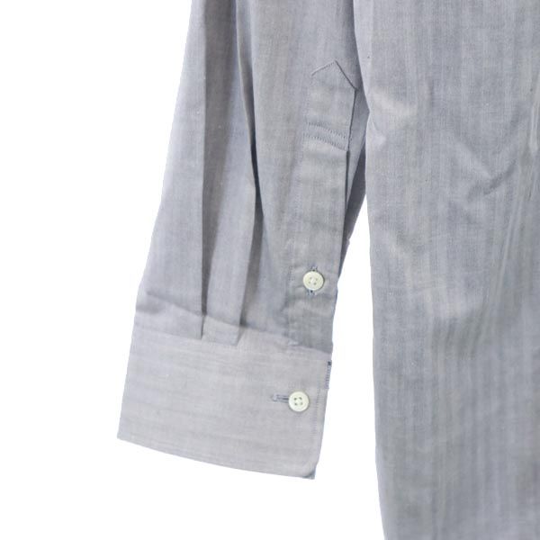 Burberrys バーバリーズ 90s 日本製 ヘリンボーン 長袖 シャツ 41-82 グレー系 ワイシャツ メンズ