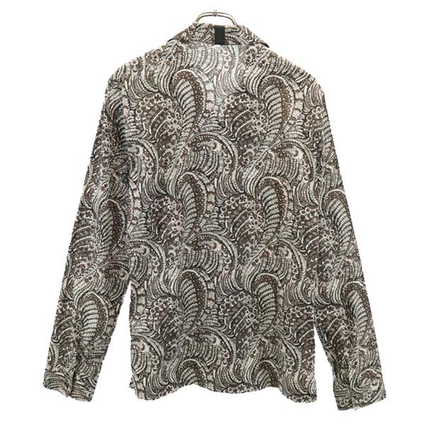 BACKLASH バックラッシュ 総柄 長袖 シャツ L メンズ