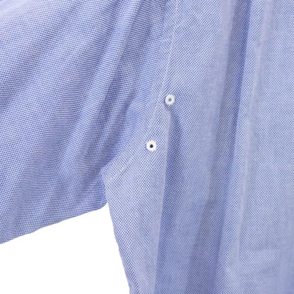 SOPHNET. ソフネット 日本製 長袖 ボタンダウンシャツ M 青 メンズ