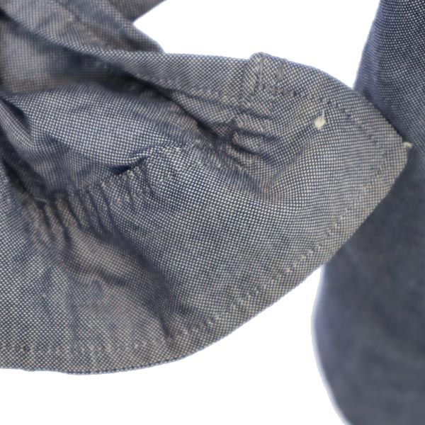 Name. ネーム 日本製 長袖 切替 シャツ 1 紺系 メンズ