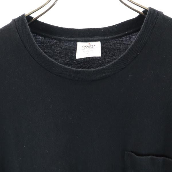 Mr.GENTLEMAN ミスタージェントルマン 半袖 Tシャツ M ブラック系 ポケT メンズ