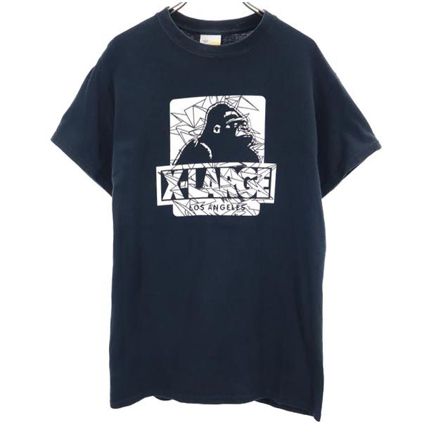 XLARGE エクストララージ ロゴプリント 半袖 Tシャツ S ブラック系 メンズ