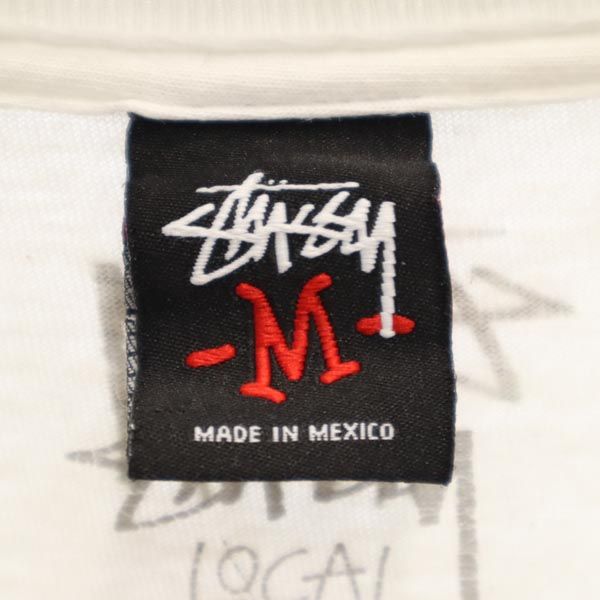 ステューシー ロゴプリント 半袖 Tシャツ M ホワイト系 STUSSY メンズ