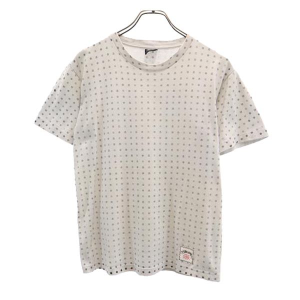 STUSSY ステューシー 総柄 半袖 Tシャツ S グレー系 メンズ