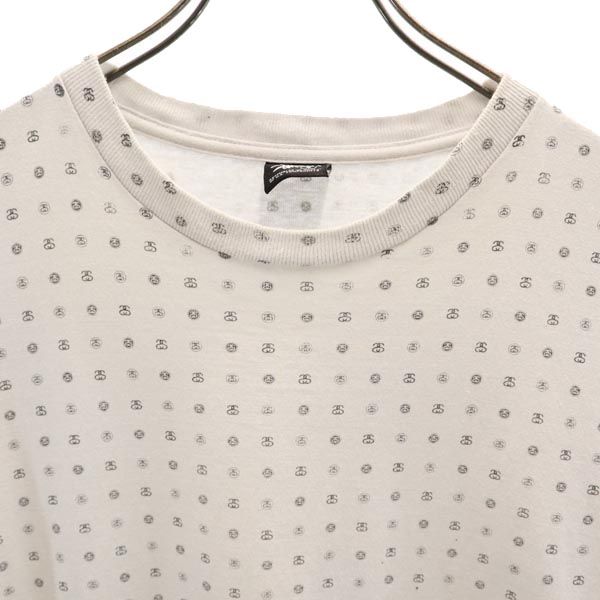 STUSSY ステューシー 総柄 半袖 Tシャツ S グレー系 メンズ