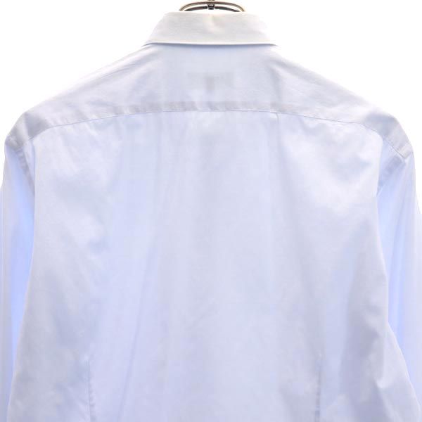 LANVIN en Bleu ランバンオンブルー 日本製 長袖 シャツ 50 ブルー系 メンズ