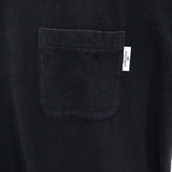 Mr.GENTLEMAN ミスタージェントルマン 半袖 Tシャツ S ブラック系 ポケT メンズ
