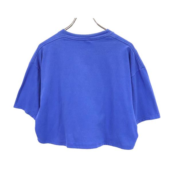 Velva Sheen ベルバシーン 90s USA製 オールド ミッキーマウス 半袖 Tシャツ XL ブルー系 レディース