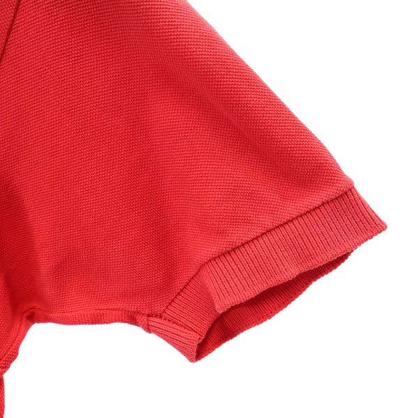 LACOSTE ラコステ 70s 糸巻タグ ヴィンテージ ワンポイント 半袖 ポロシャツ 赤 メンズ