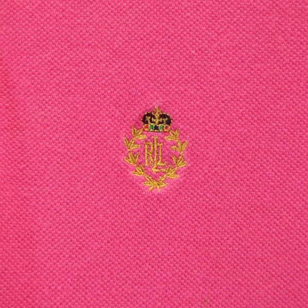LAUREN RALPH LAUREN ローレンラルフローレン 半袖 ポロシャツ S ピンク 鹿の子 レディース