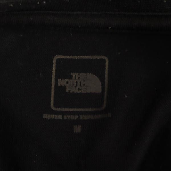 THE NORTH FACE ノースフェイス NT32052 アウトドア ロゴプリント 半袖 Tシャツ M 黒 メンズ