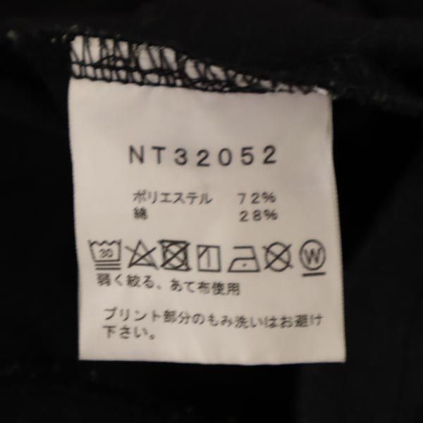 THE NORTH FACE ノースフェイス NT32052 アウトドア ロゴプリント 半袖 Tシャツ M 黒 メンズ