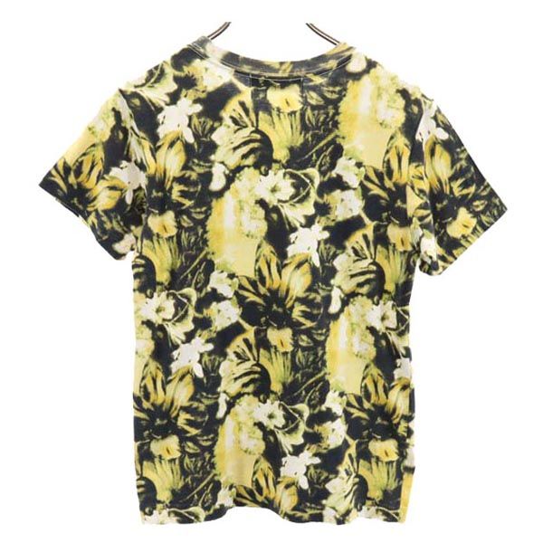 TOGA トーガ 日本製 総柄 半袖 Tシャツ 44 イエロー系 メンズ
