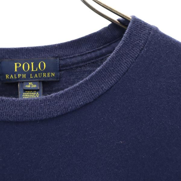 POLO RALPH LAUREN ポロラルフローレン 半袖 Tシャツ XL(18-20） ネイビー系 キッズ