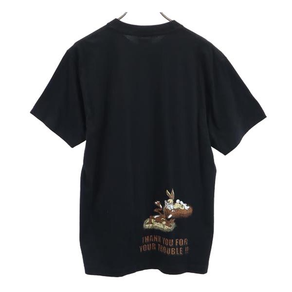 Hanes ヘインズ プリント 半袖 Tシャツ M ブラック系 メンズ