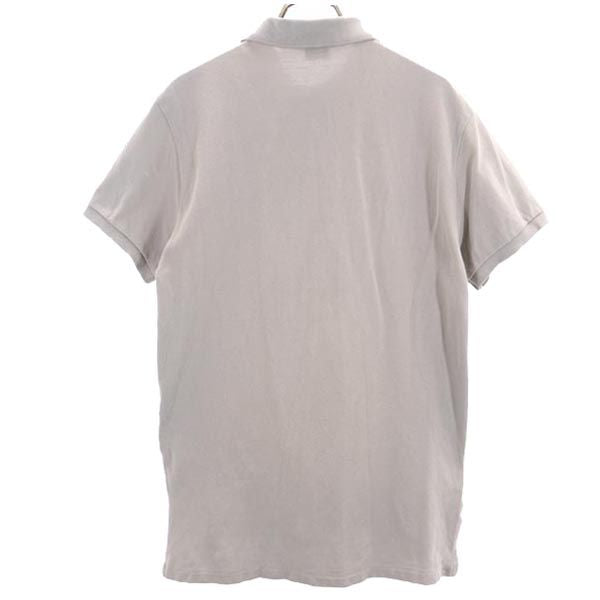 Polo by Ralph Lauren ポロバイラルフローレン 半袖 ポロシャツ S ライトグレー系 CUSTOM FIT 鹿の子 メンズ