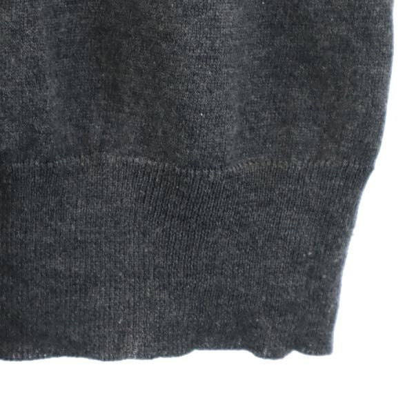 MARC BY MARC JACOBS マークバイマークジェイコブス シルクブレンド 半袖 ニット カットソー S グレー系 バックボタン レディース