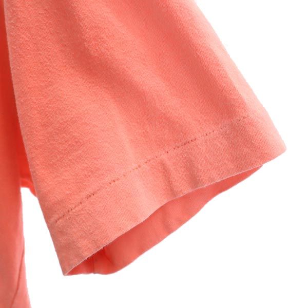 BLACK COMME des GARCONS ブラックコムデギャルソン 2010年 日本製 ロゴプリント 半袖 Tシャツ M ピンク系 メンズ