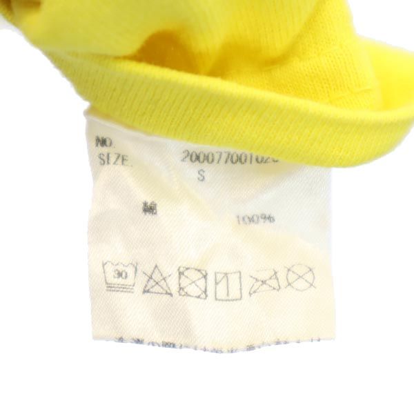 UNDEFEATED アンディフィーテッド ロゴプリント 半袖 Tシャツ S イエロー メンズ