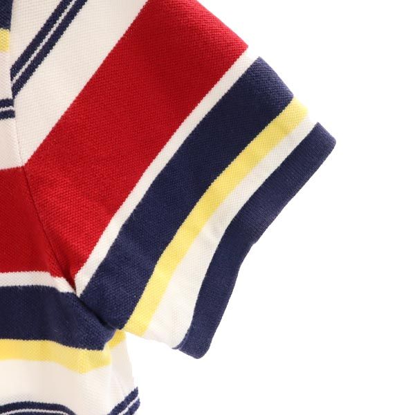 Polo by Ralph Lauren ポロバイラルフローレン ボーダー 半袖 ポロシャツ S レッド系 鹿の子 メンズ