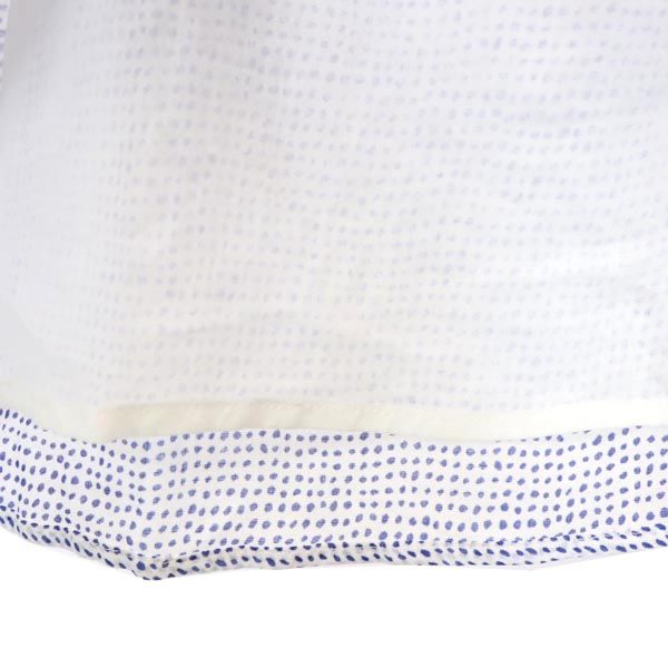 MAX MARA マックスマーラ ドット ノースリーブ カットソー 38 ホワイト系 バックジップ レディース