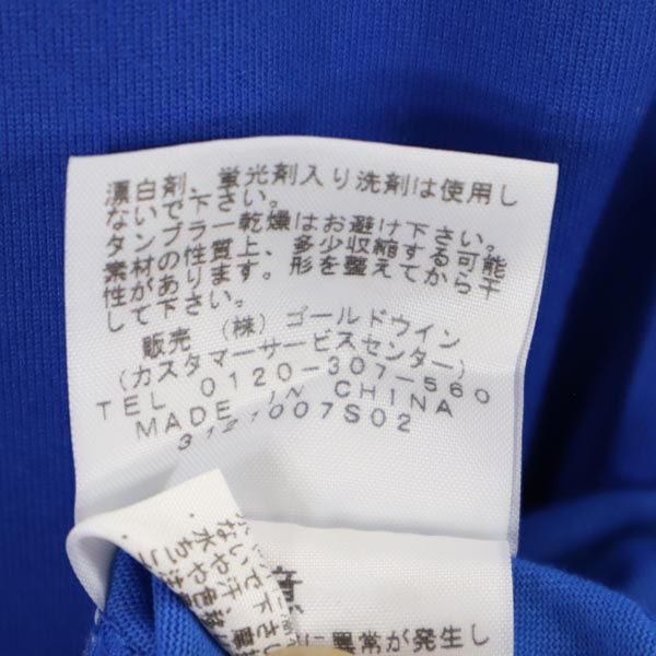 THE NORTH FACE ノースフェイス NT31352 ロゴプリント 半袖 Tシャツ M ブルー系 アウトドア メンズ